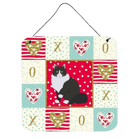Carolines Treasures 6 x 6 in. Siberian Forest Cat Love Wall or Door Hanging Prints CK5788DS66